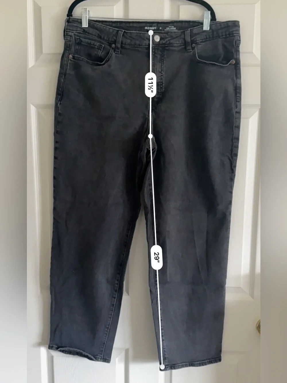 High-Rise OG Loose Jeans in Faded Black | Old Navy, Size 18